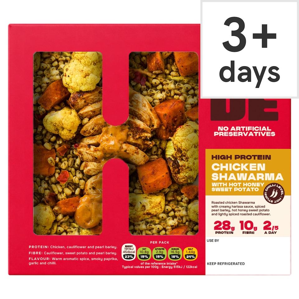 image 1 of Hide Chicken Shawarma with Hot Honey Sweet Potato 380g