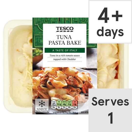 Tesco Tuna Pasta Bake 450G Tesco Groceries