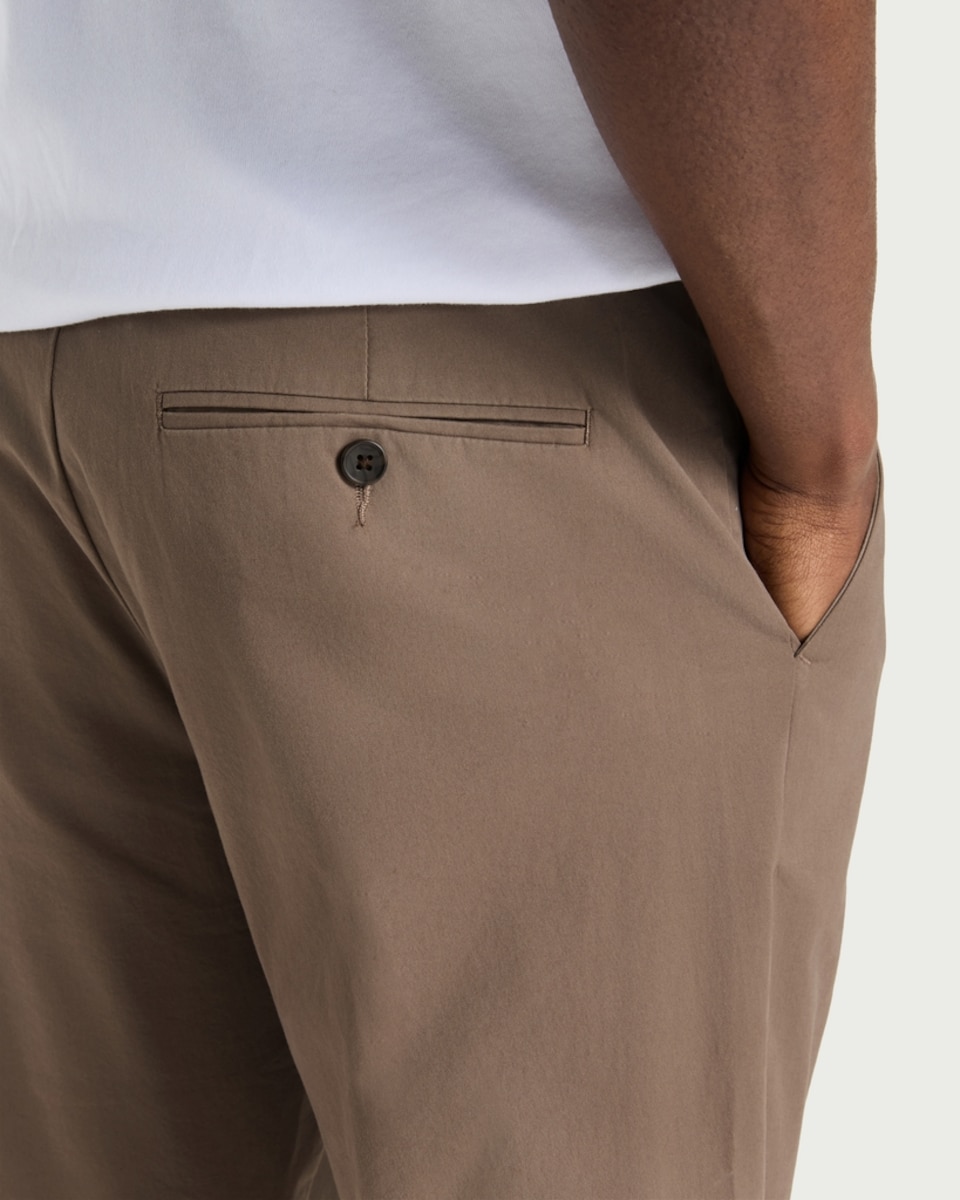 image 1 of F&F Cotton Rich FREEFIT® Chino Trousers in Brown