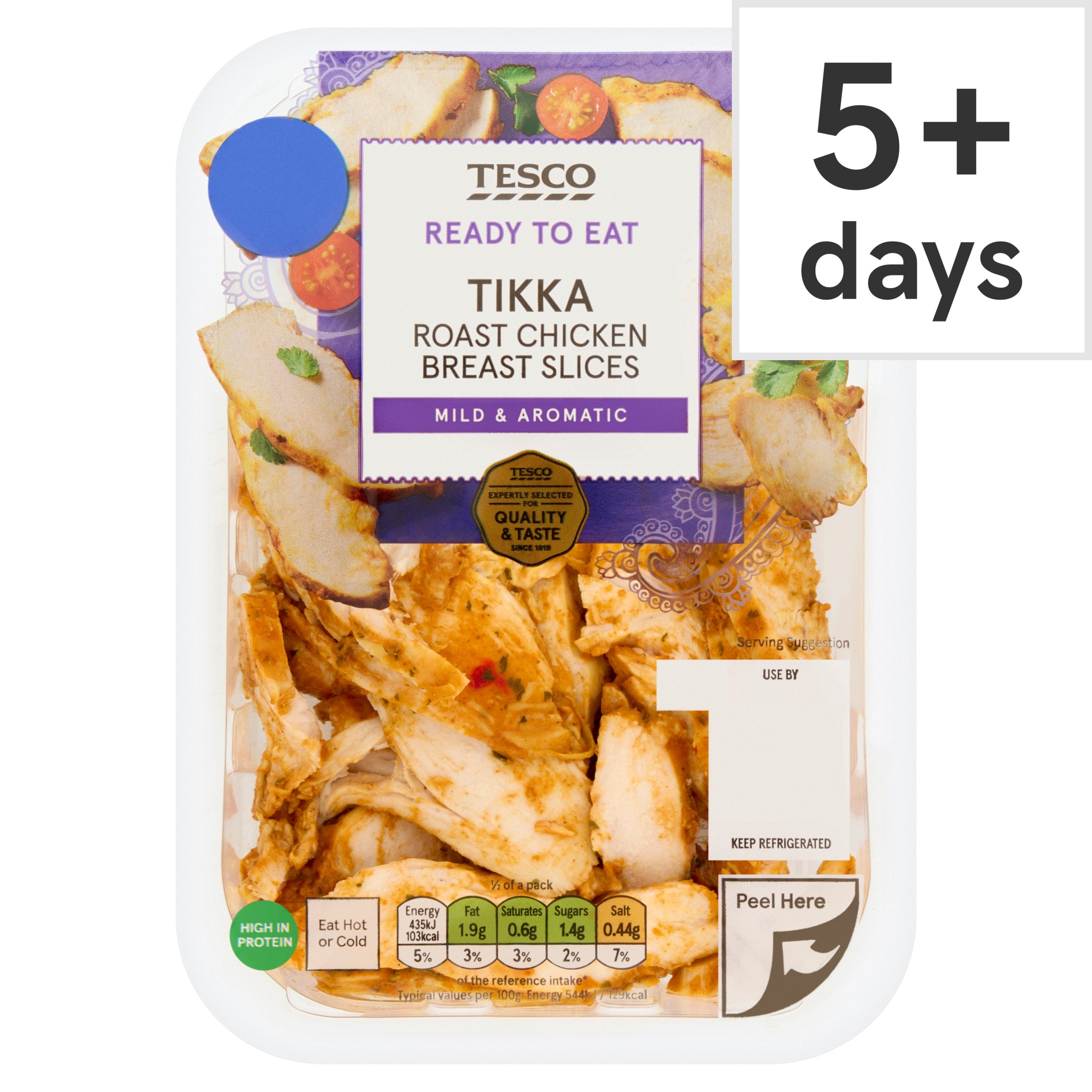Tesco Tikka Roast Chicken Breast Slices 160g
