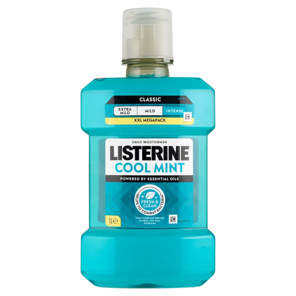 Listerine Cool Mint Intense Classic Mouthwash 1 l