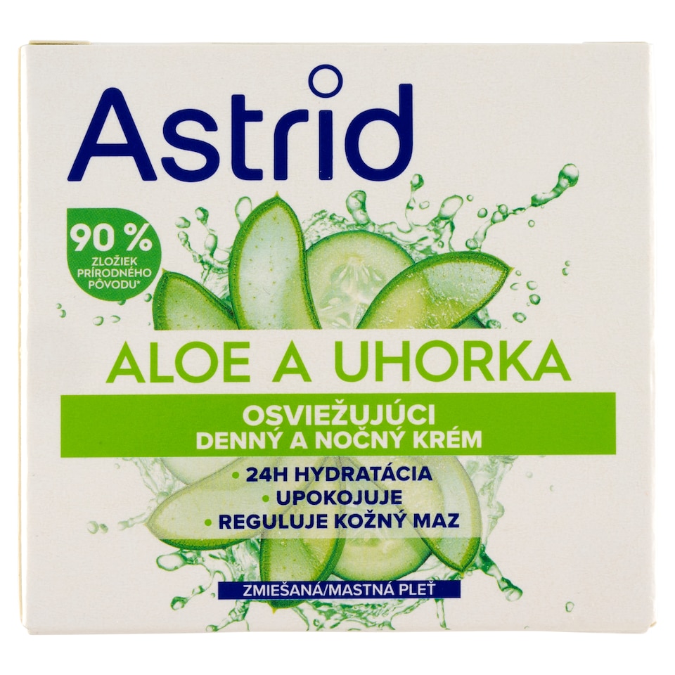 obrázok 1 z Astrid Aloe a uhorka osviežujúci denný a nočný krém 50 ml