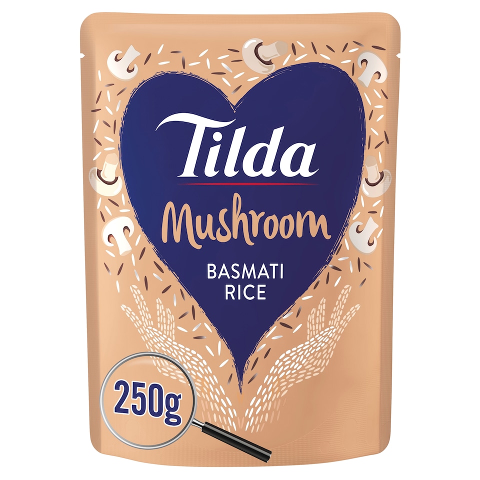 image 1 of Tilda Mushroom Steamed Basmati Rice 250G