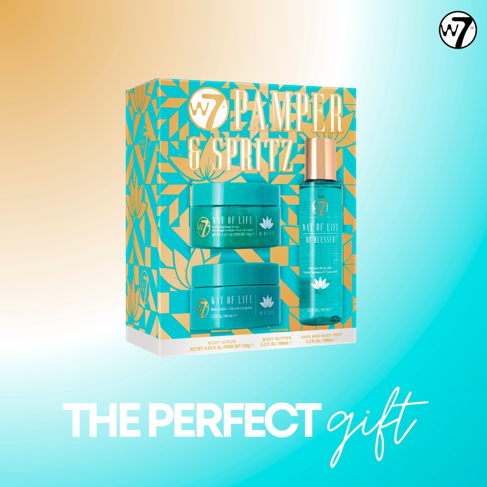 image 1 of W7 Pamper & Spritz  Set