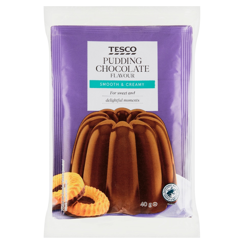 Tesco Čokoládový puding v prášku 3 x 40g
