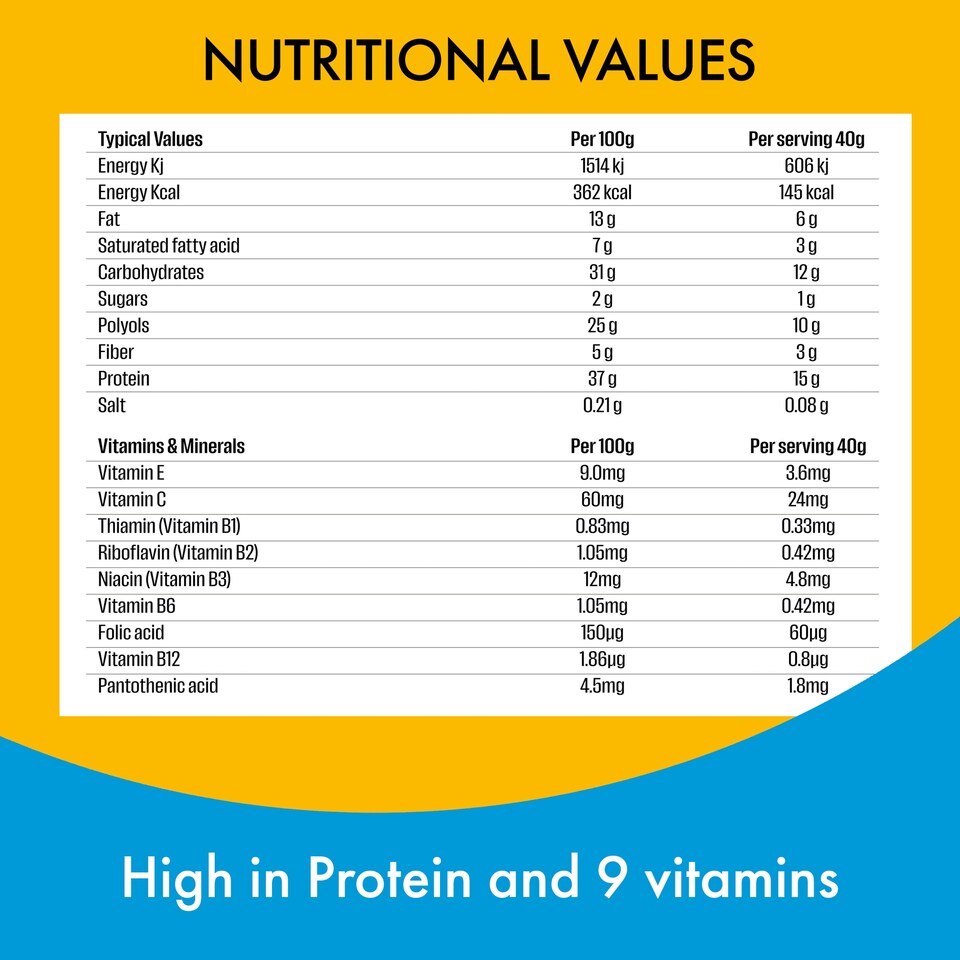 image 1 of Fulfil Vitamin & Protein Bar - Milk Chocolate Crunch Flavour 40g