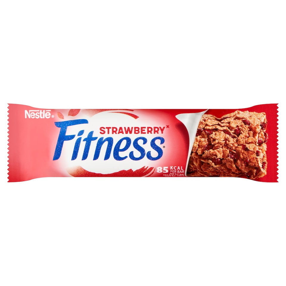 image 1 of Nestlé Fitness Cereal Slice with Strawberry Flavour, Vitamins and Minerals for Breakfast 23,5 g