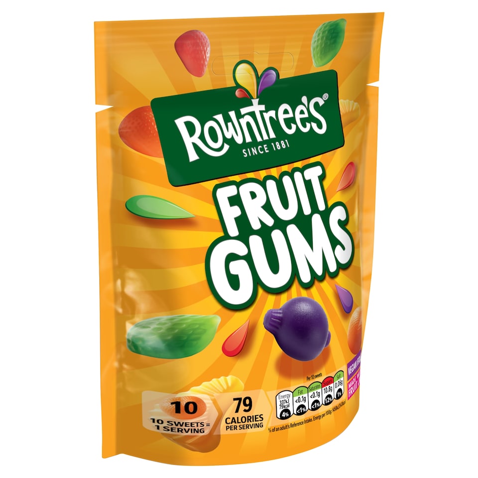 image 1 of Rowntree's Fruit Gums Sweets Sharing Bag 150g