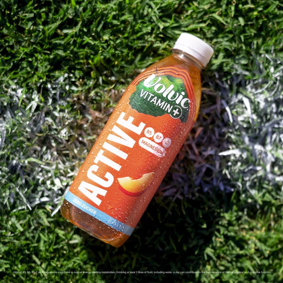 image 1 of Volvic Vitamin + Active Magnesium Peach Flavour Sugar Free 750ml