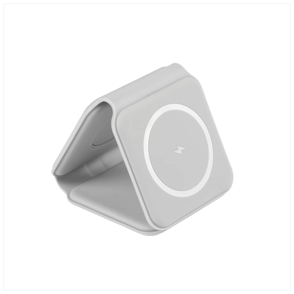 image 1 of Intempo Grey 3 in 1 Foldable Charger