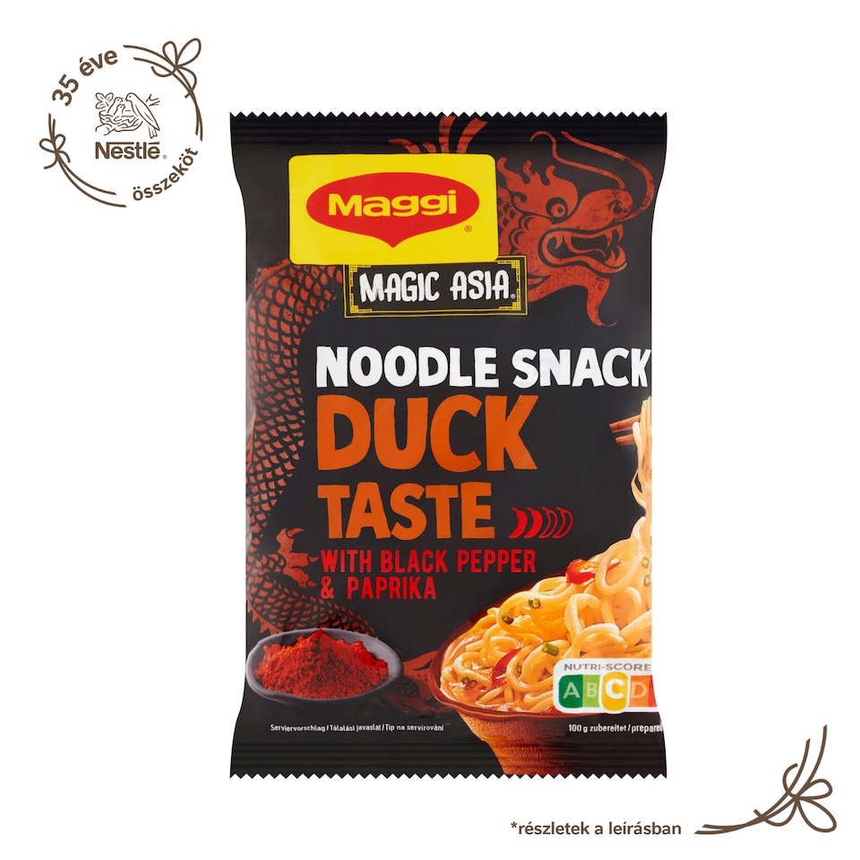 Maggi Magic Asia instant tészta kacsaízű, ázsiai ízvilágú fűszerkeverékkel, napraforgóolajjal 62 g  1. kép