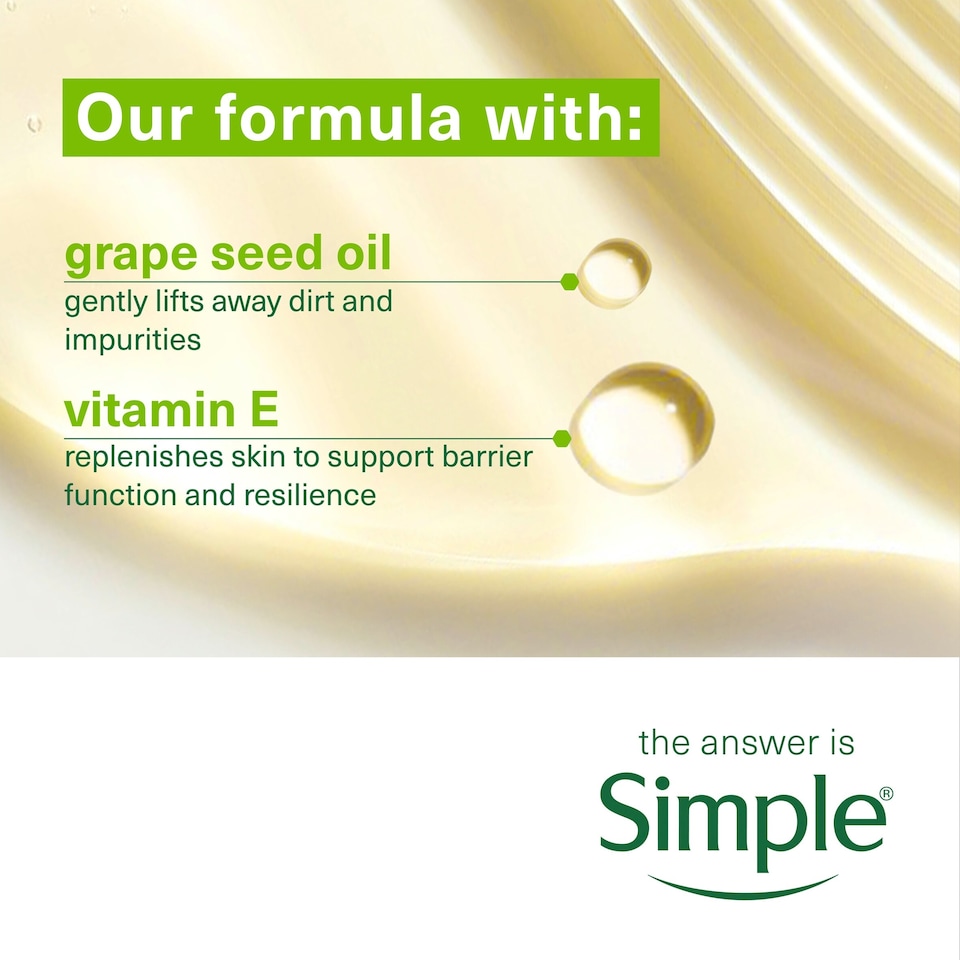image 1 of Simple Kind to Skin Hydrating Cleansing Oil 125ml