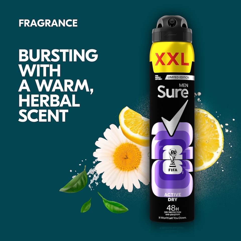 image 1 of Sure Men Active Dry Antiperspirant 300ml