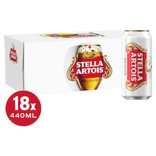 Stella Artois Lager 18X440ml