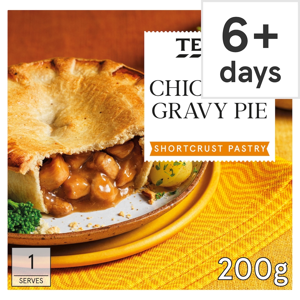Tesco Chicken & Gravy Shortcrust Pie 200G