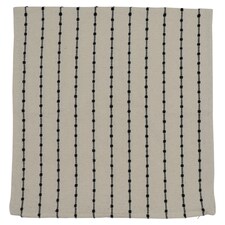 Fox & Ivy Black Stitched Cushion Cover
