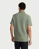 image 3 of F&F Cotton Rich Textured Short Sleeved Polo Shirt in Green