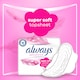 image 4 of Always Sensitive Normal Plus Ultra (Size 1) Sanitary Towels Wings 40 Pads