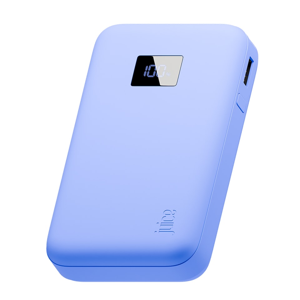 image 1 of JUICE 2 POWERBANK BLUE WITH INTEGRATED CABLE