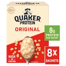 Quaker Protein Oat So Simple Original Porridge Sachets 8x37.75g