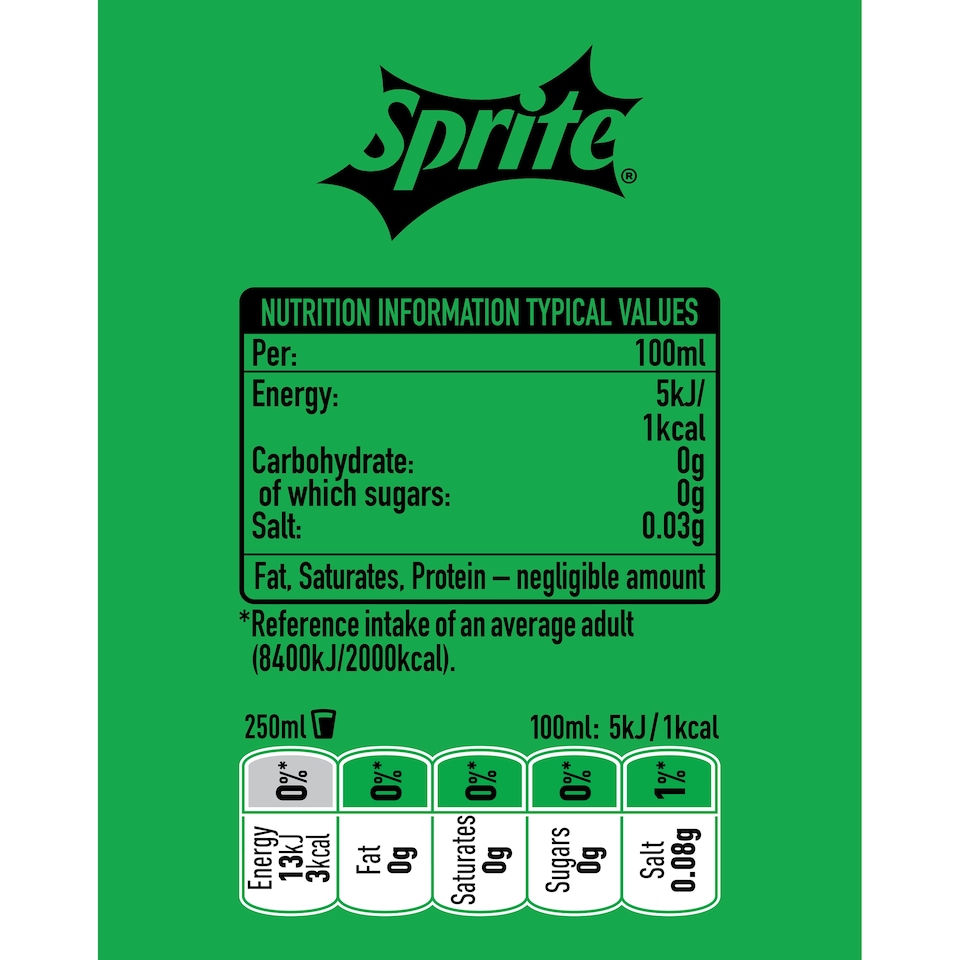 image 1 of Sprite Zero Sugar 2L