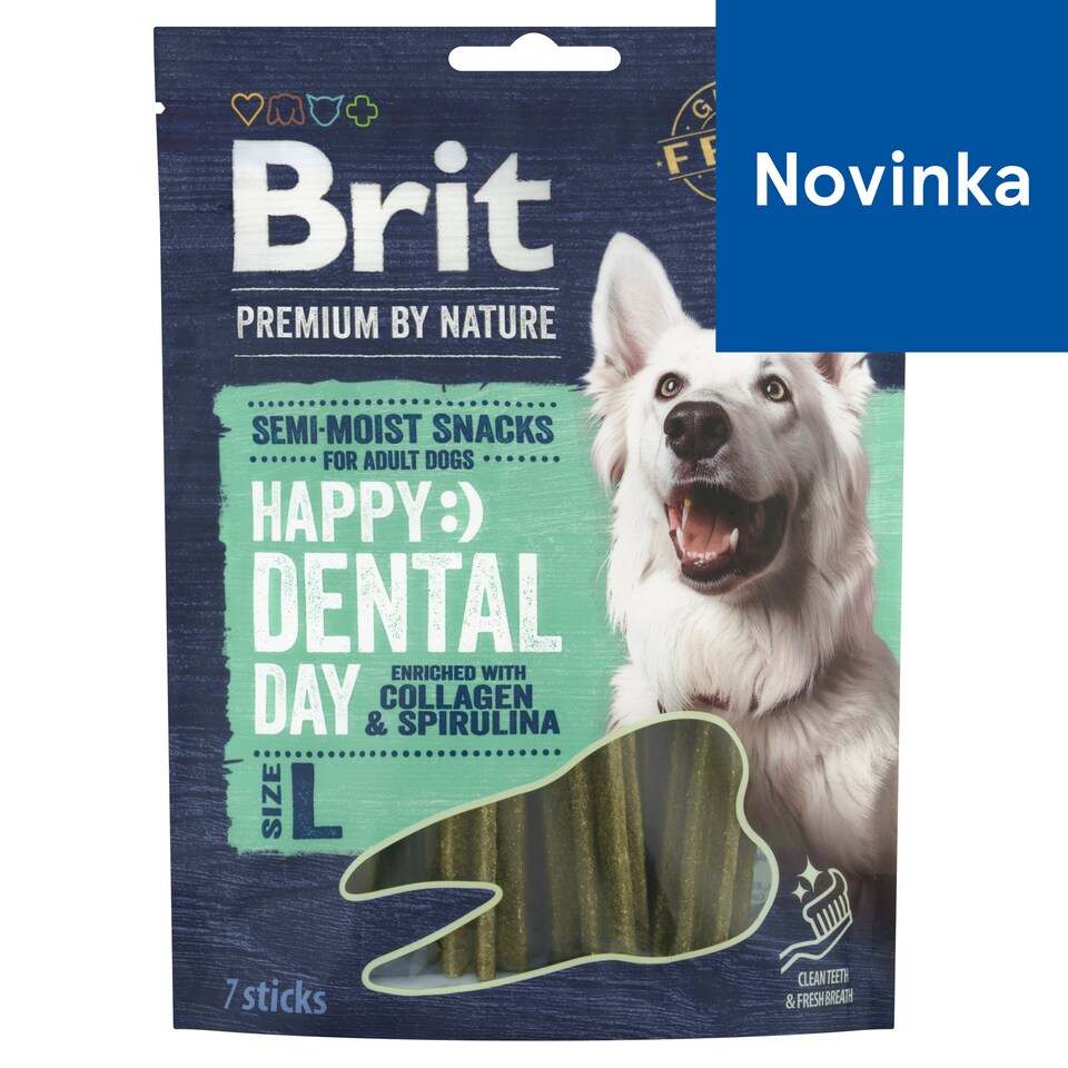 obrázok 1 z Brit Premium by Nature Zubná tyčinka L s kolagénom a spirulinou 250 g