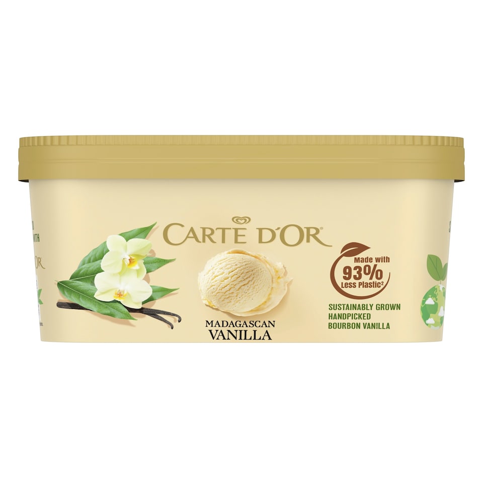 image 1 of Carte D'or Madagascan Vanilla Ice Cream Tub 900ml