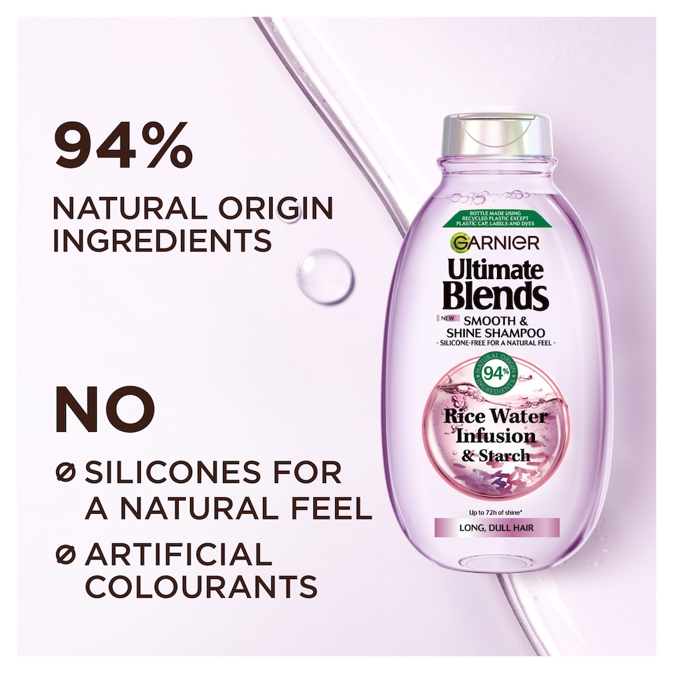 image 1 of Garnier Ultimate Blends Rice Water Shampoo 300ml