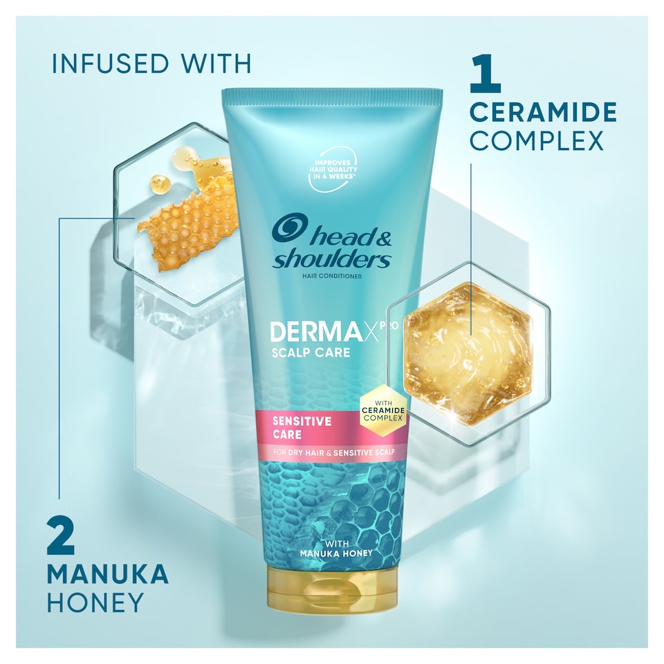 image 1 of Head & Shoulders Sensitive Care DermaXPro Hair Conditioner Manuka Honey 220ML