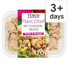Tesco Plant Chef No-Chicken Pieces 170g