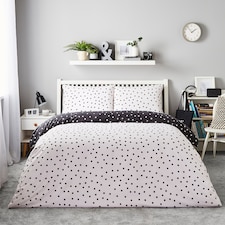 SILENTNIGHT SPOT DUVET SET DOUBLE