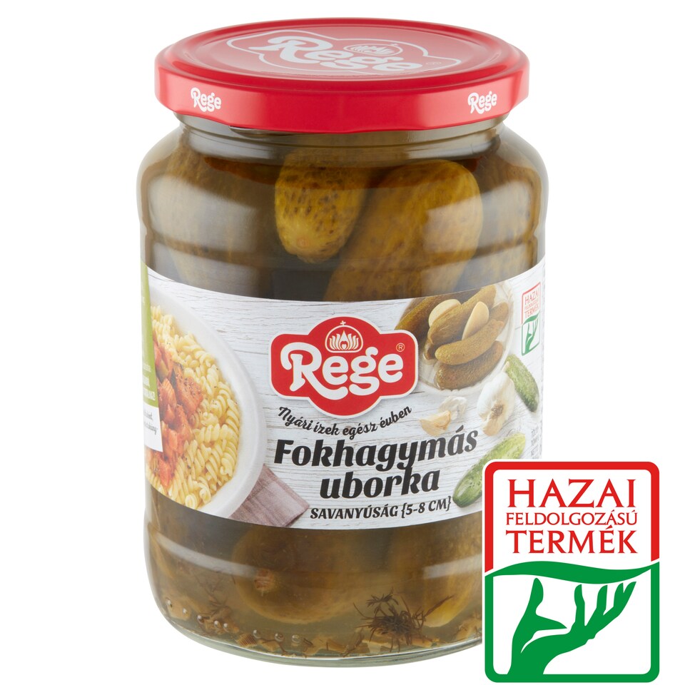 Rege fokhagymás uborka savanyúság 5-8 cm 680 g
