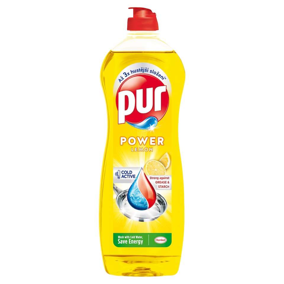 obrázok 1 z Pur Power Lemon Čistiaci prostriedok na ručné umývanie riadu 750 ml