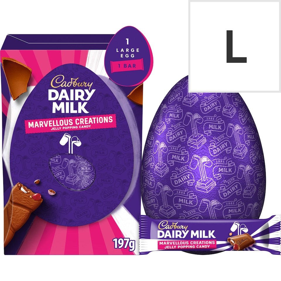 Cadbury Dairy Milk Marvellous Creations Shell Egg 197g