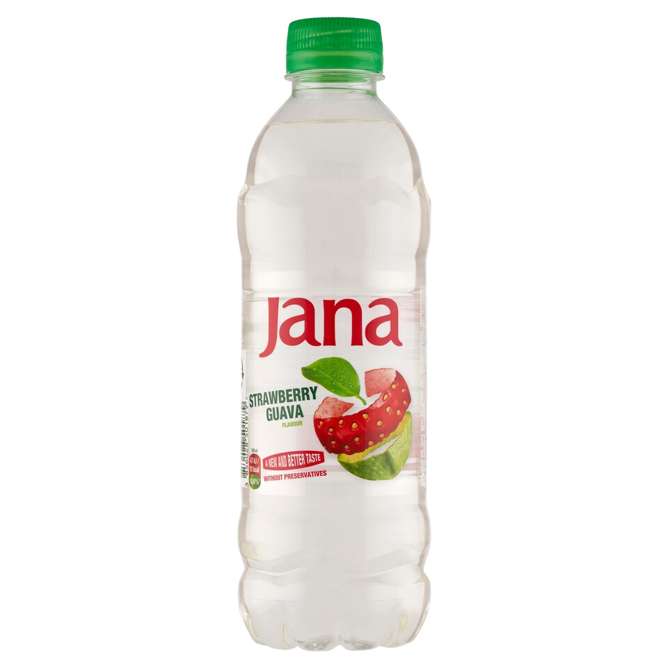Jana eper és guava ízű, energiaszegény, szénsavmentes üdítőital 0,5 l