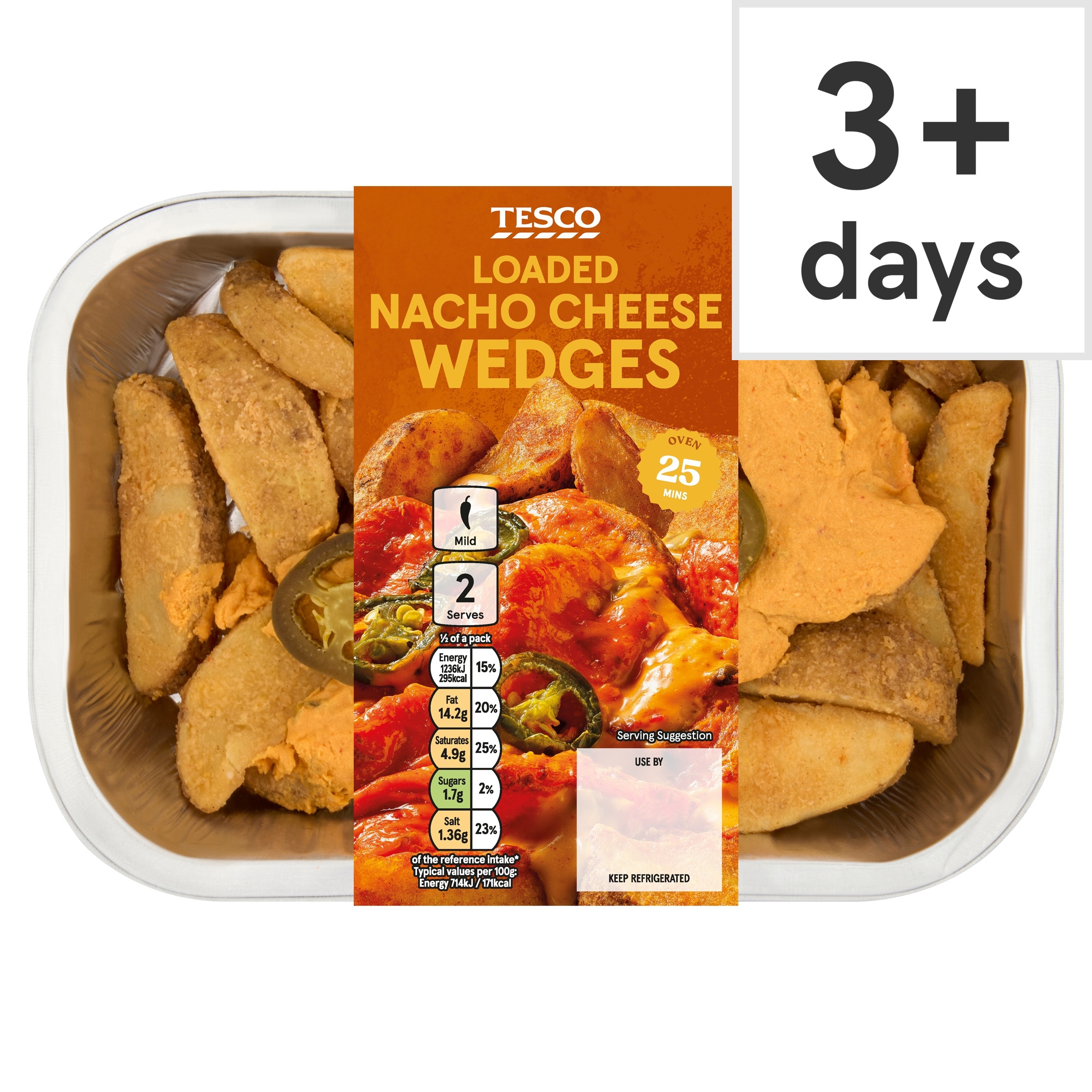 Tesco Loaded Nacho Cheese Wedges 380g