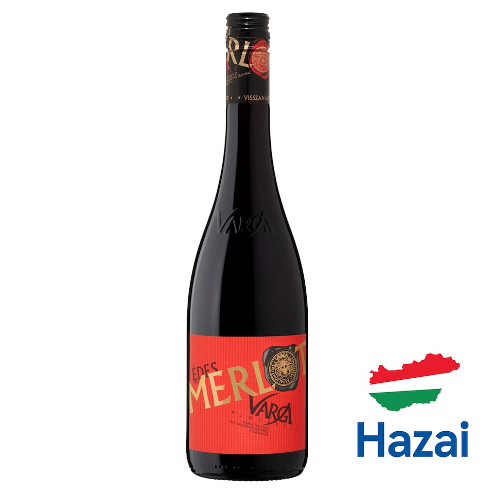 Varga Merlot édes vörösbor 0,75 l