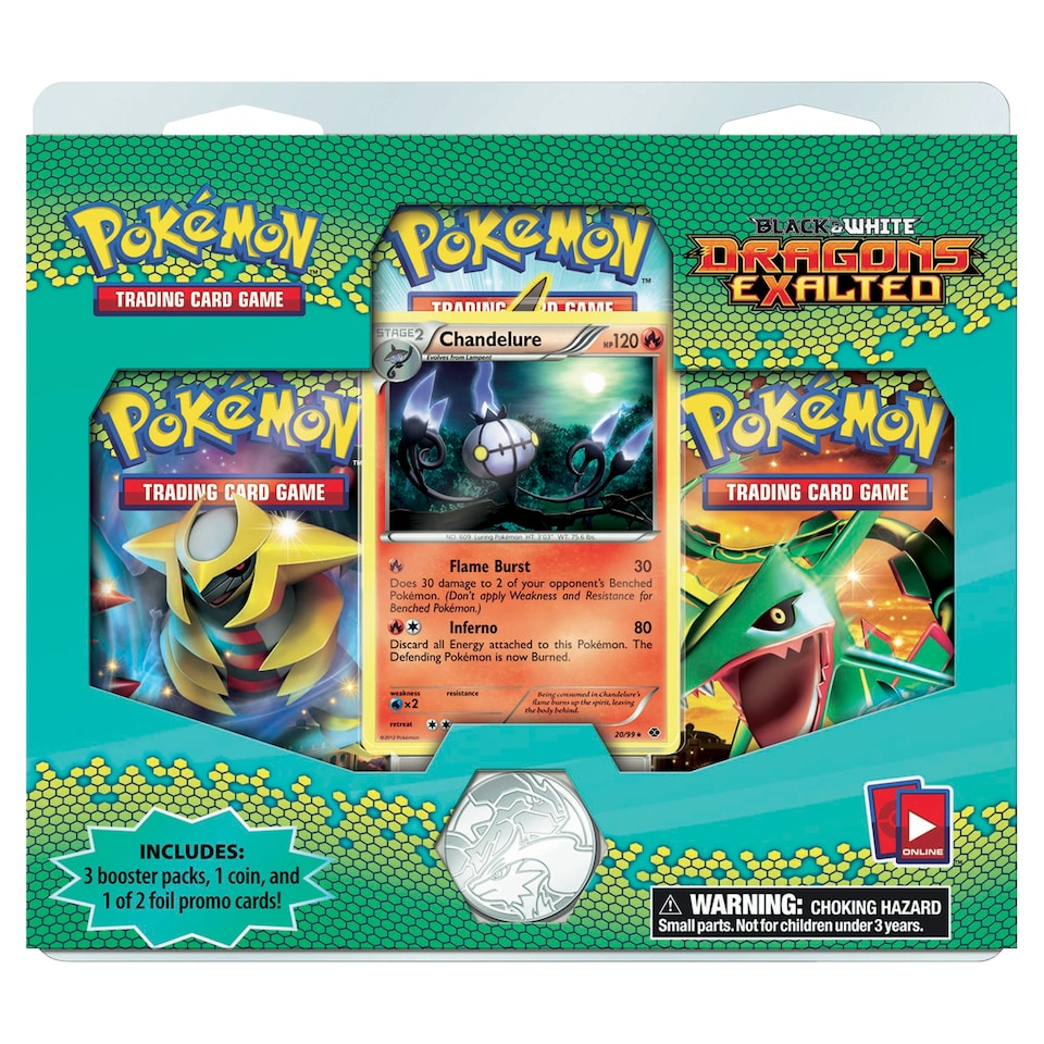 Pokemon Tcg Three Booster Blister