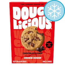 Doughlicious Ready To Bake Chocolate Chip Cookies 6 Pieces 204G