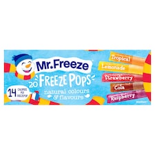 Mr Freeze Freeze Pops 20X45ml