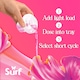image 5 of Surf Magnifi-Scent Wash Floral Fusion Laundry Detergent 55 Washes 1485ml