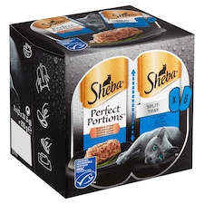 Sheba Perfect Portions Kompletní mokré krmivo pro dospělé kočky s tuňákem 225g