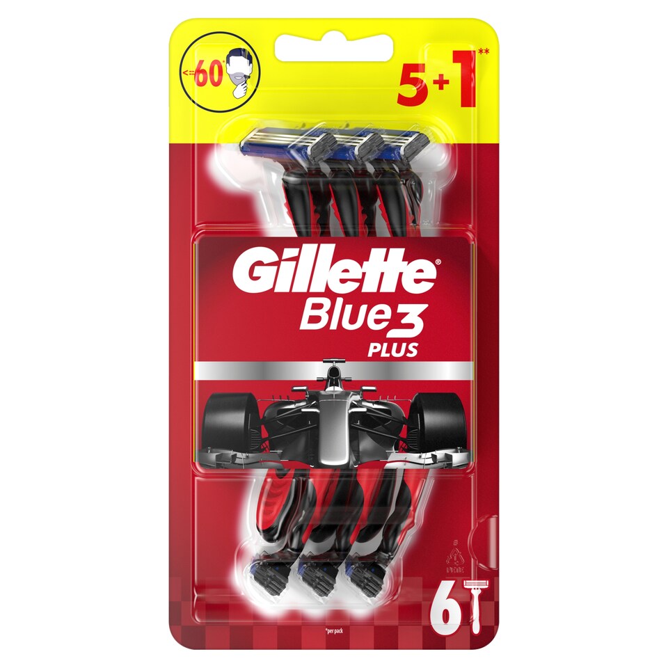 image 1 of Gillette Blue3 Plus Comfort, Jednorazové Holiace Strojčeky Pre Mužov, Balenie Holiacich Strojčekov