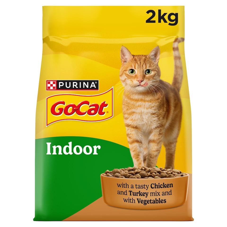 image 1 of GO-CAT Indoor Chicken Dry Cat Food 2kg