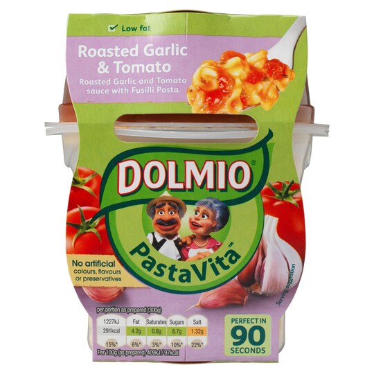 Dolmio Pasta Vita Garlic And Tomato 300G Tesco Groceries