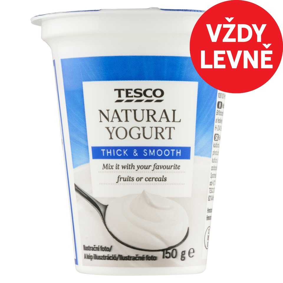 Tesco Natural Yoghurt 150g