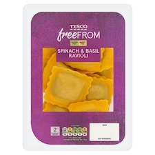 Tesco Free From Spinach & Basil Ravioli 250g