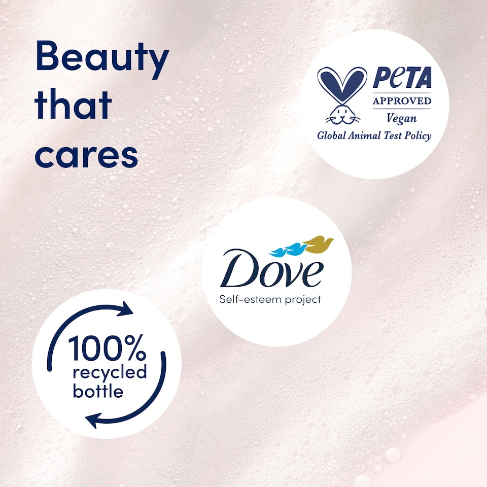 image 1 of Dove Caring Bath Shea Butter & Vanilla Bath Soak Bubble Bath 450ml
