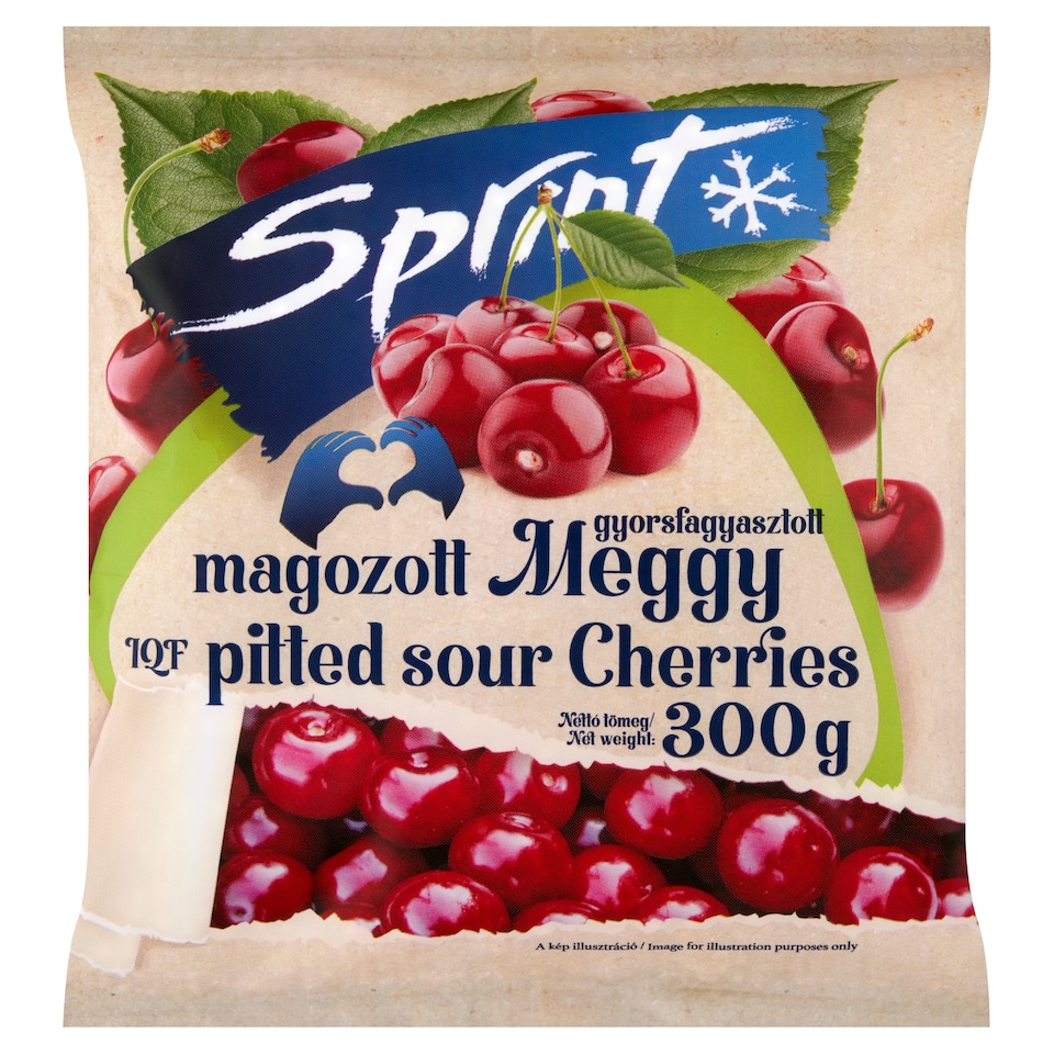 Sprint gyorsfagyasztott magozott meggy 300 g