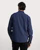 image 3 of F&F Pure Cotton Waffle Textured Button Down Shirt in Navy